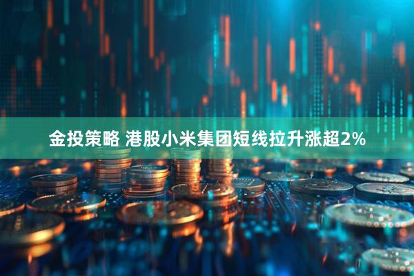金投策略 港股小米集团短线拉升涨超2%
