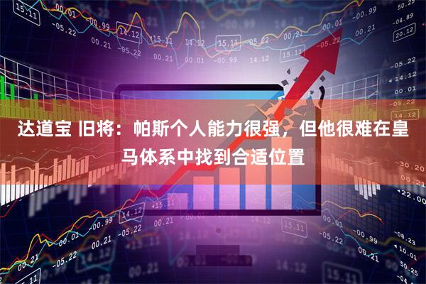达道宝 旧将：帕斯个人能力很强，但他很难在皇马体系中找到合适位置